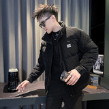 101B-MF202-P138控178冬季立领字母棉服保暖棉衣社会潮男士外套1，男装棉衣，电商C301B