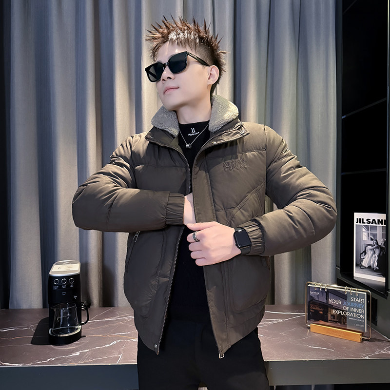 101B-MF201-P138控178可卸卸毛领冬季PU皮棉服保暖棉衣潮男外套2,男装棉衣,电商C301B