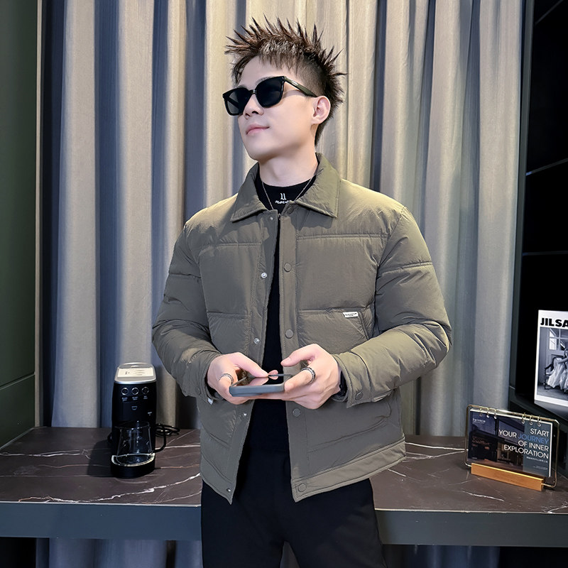 101B-MF207-P128控168冬季翻领百搭棉服保暖棉衣社会潮男士外套0,男装棉衣,电商C301B