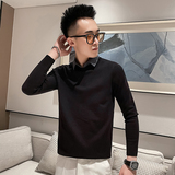 C301B-MY66-P75控105秋冬社会假两件毛衣衬衫领线衣修身男士针织4，男装针织衫/毛衣，电商C301B