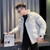 101B-MF204-P118控158冬季立领字母棉服保暖棉衣社会潮男士外套1，男装棉衣，电商C301B