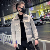 C301B-MF14-P118控158社会棉衣羊羔毛领冬季棉服潮男士帅气外套6，男装棉衣，电商C301B