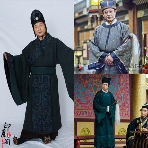 太监官员绣花古装汉服