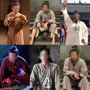 影视古装春秋战国唐宋明朝男士女士牢狱囚服犯人棉麻古装
