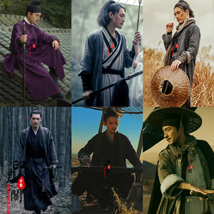 古代棉麻古装男士侠客服