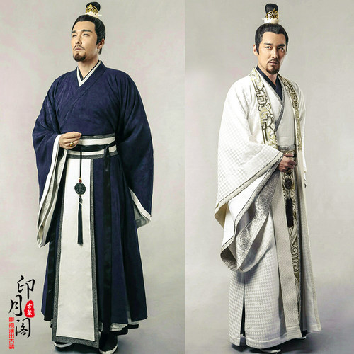 影视棉麻男士侠客服大臣服汉服