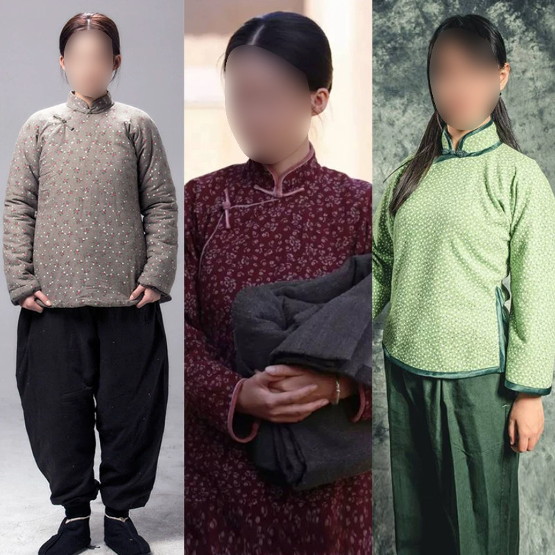 民国村姑丫鬟棉麻少奶奶影视古装