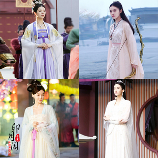 飘逸古装古典舞舞蹈服仙女服女汉服古装唐朝齐胸襦裙女侠古装侠女