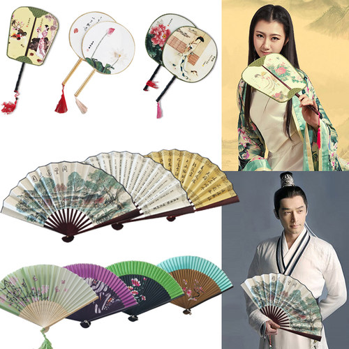 扇子折扇中国风女式古代随身古装