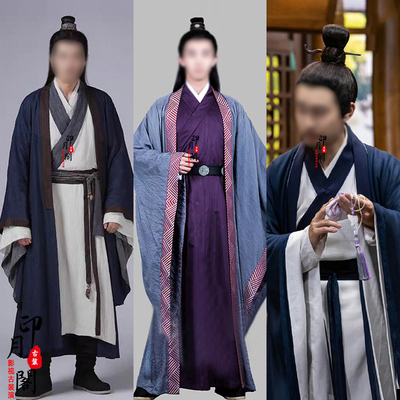 魏晋风男士大袖公子武侠古装