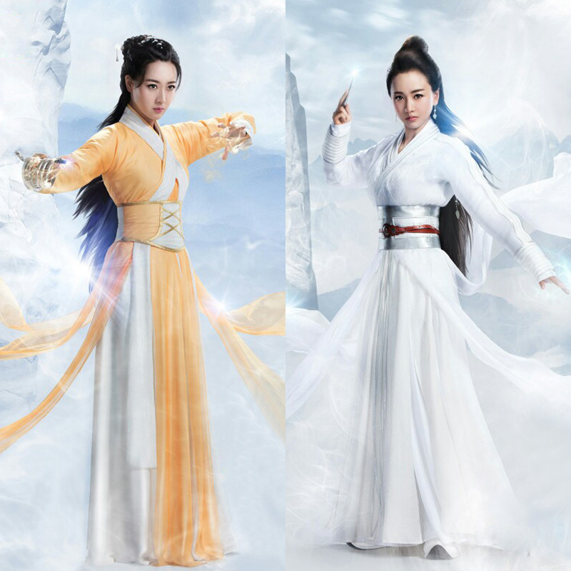 新品影视杨蓉月神同款古装女剑客cos唯美仙侠女古装女汉服演出服