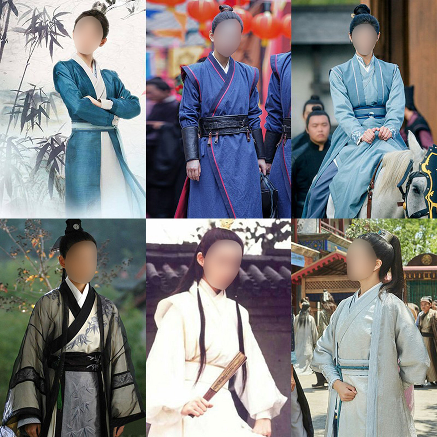 影视梁山伯祝英台女扮男装古装