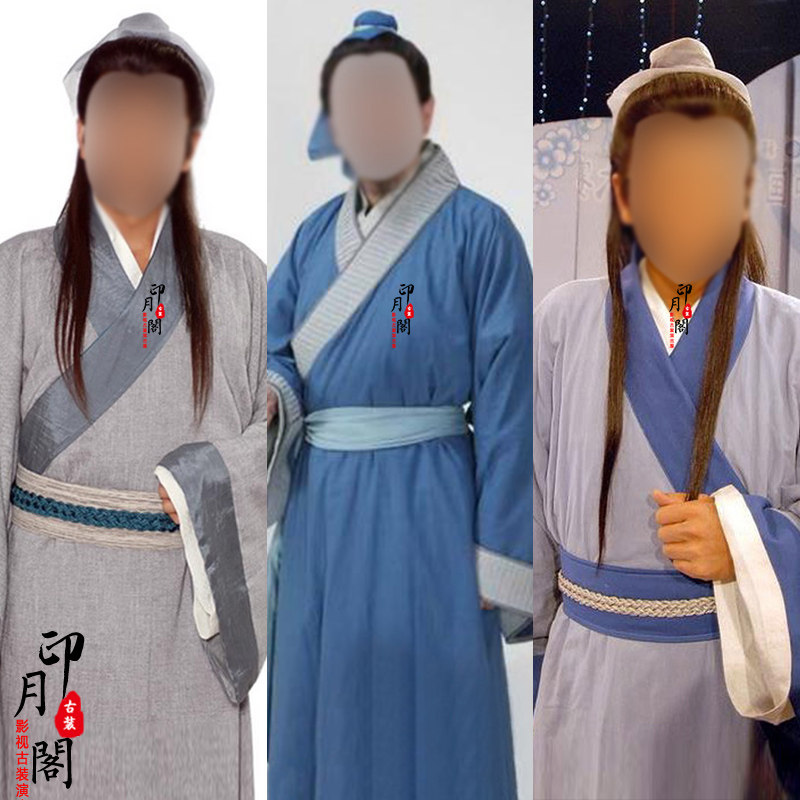 棉麻男士汉服文人董永