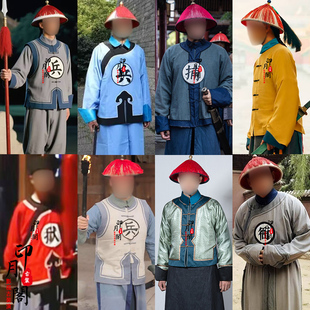 影视古装清朝棉麻男士衙役捕快大内侍卫狱卒小兵士兵捕头勇古装