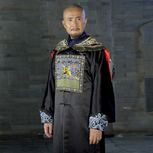 影视装清朝男古装补服大臣服一品大臣服清朝官员古装僵尸服演出服