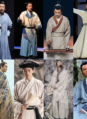 唐宋大家杜甫白居易同款古装汉服