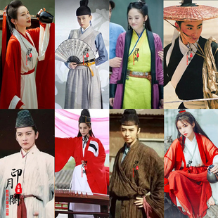 影视古装笑傲江湖林青霞东方不败同款红色女侠女剑客女扮男装古装