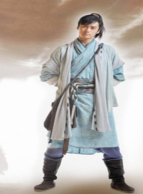 影视古装陈靖仇同款古装男士汉服古装武侠古装侠客服书生服演出服
