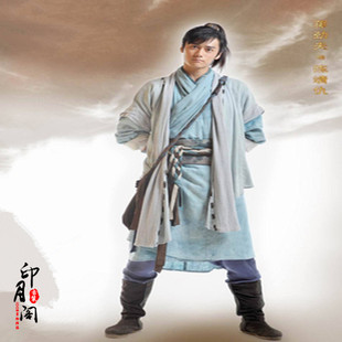 影视古装陈靖仇同款古装男士汉服古装武侠古装侠客服书生服演出服