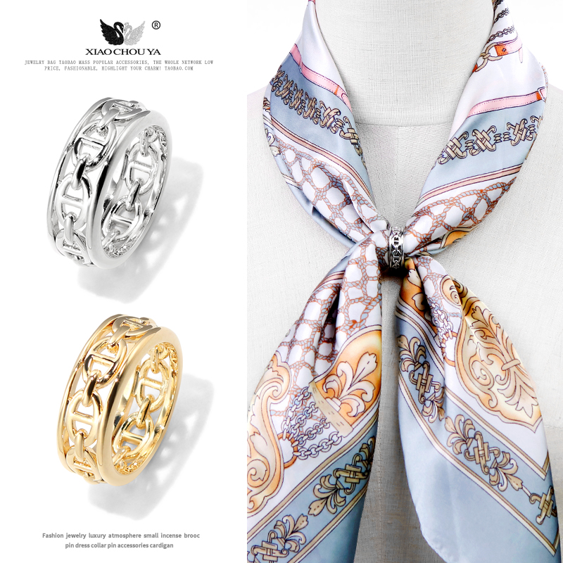 丝巾扣扣环猪鼻子圆环百搭配饰