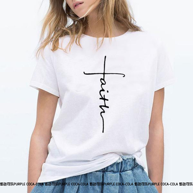 ins超火上衣全棉情侣装花宽松纯棉圆领短袖t恤男女2023春夏新款潮