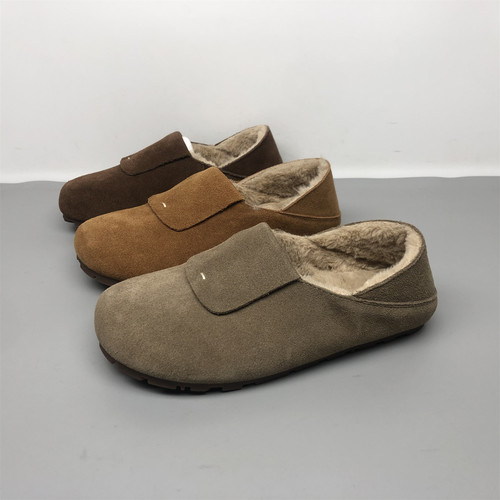 品牌撤柜真皮复古勃肯鞋