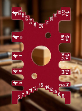 铝合金开榫卡规高度测量规测量工具DIY雕刻机台锯倒装量具高度规