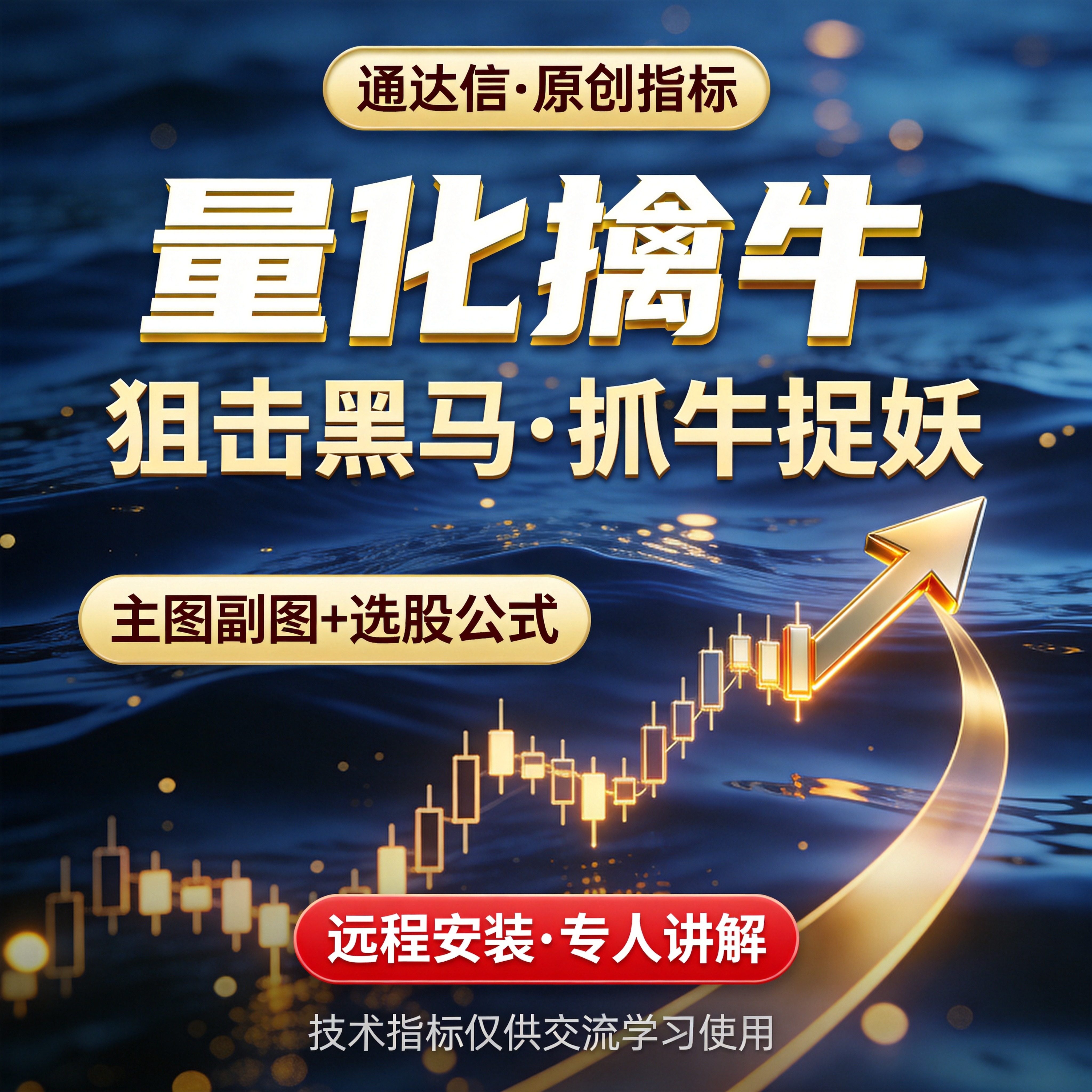 通达信量化擒牛指标公式图片