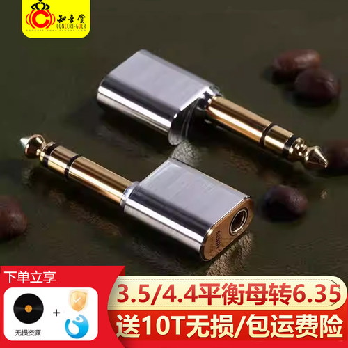 ddHiFi3.5/4.4母转6.35公转接头