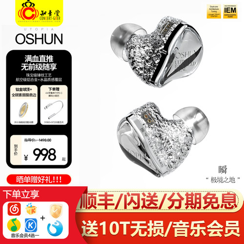 丽弦瞬有线入耳式动圈耳机耳塞