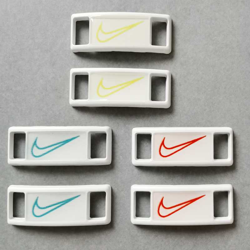 优质NK空军一号金属铁牌鞋带扣