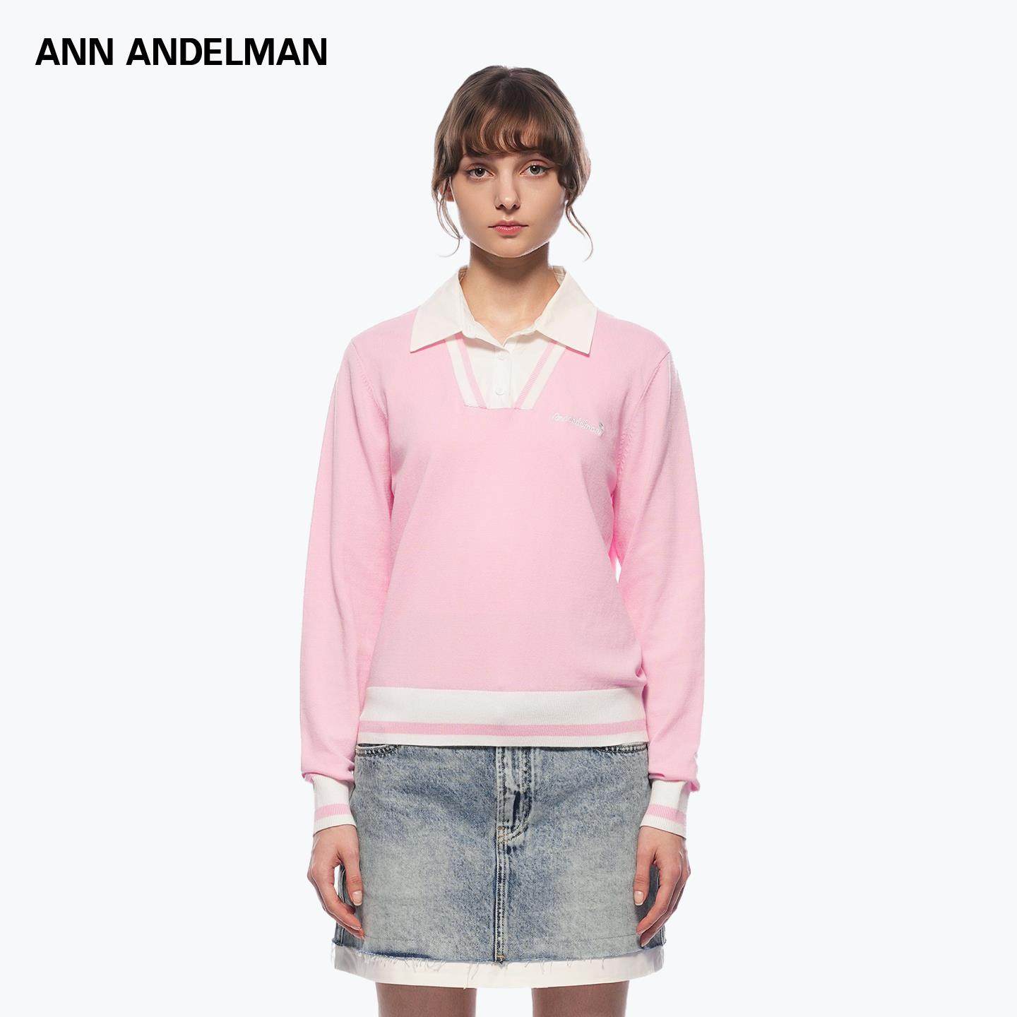 ANNDELM官方直营拼色休