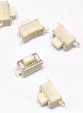 复位 宽3 长6 高5MM 轻触开关 贴片2脚 白色贴片/进口 微动开关