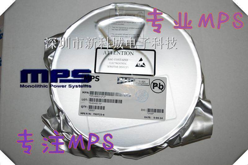 代理MPS 驱动电源IC MP1488DJ 打字丝印 IZ9** SOT23-6 2.5V-6V