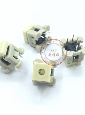长 宽8.3 高10.3MM 复位 带白色灯直插 4脚 按键 按钮开关电源