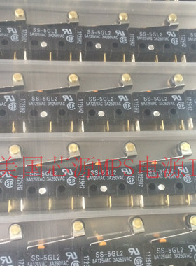 欧姆龙 微动开关 限位开关 SS-5GL2 5A125VAC 3A250VAC 3脚