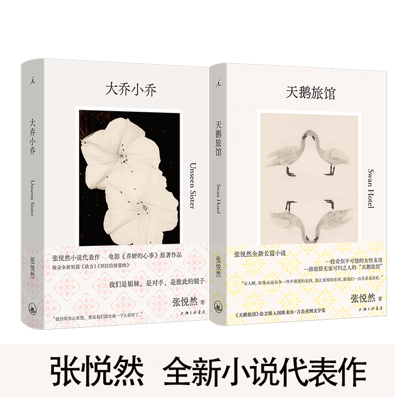 大乔小乔+天鹅旅馆 张悦然全新小说 赵丽颖辛芷蕾电影原著《乔妍的心事》法文版入围埃米尔·吉美亚洲文学奖  理想国图书旗舰店