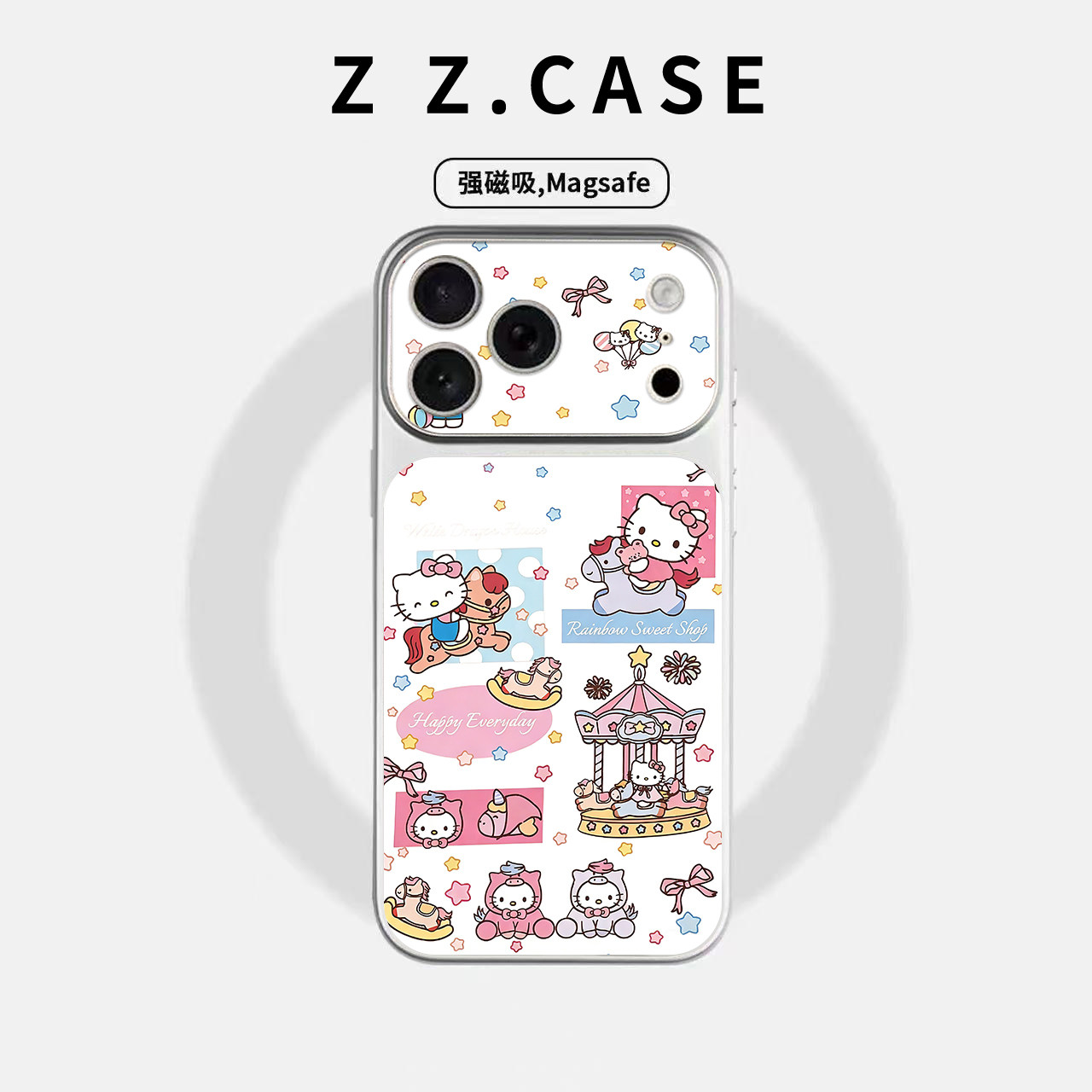 凯蒂猫乐园磁吸防摔iPhone17壳