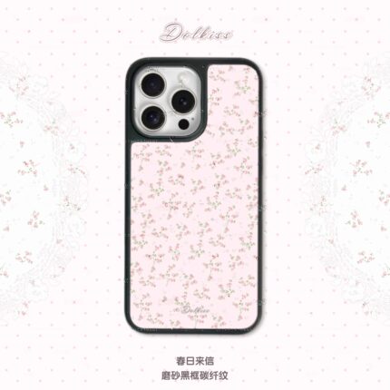 春日来信ins亚克力黑边软边适用苹果iPhone16promax手机壳15pro小米14Pro保护套华为mate防摔三星S23磨砂