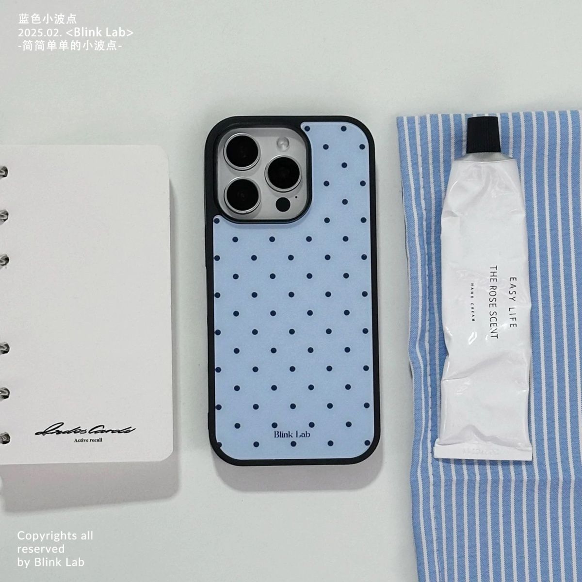 小众波点ins亚克力黑边软边适用苹果iPhone16promax手机壳15pro小米14Pro保护套华为mate防摔三星S23磨砂亮面