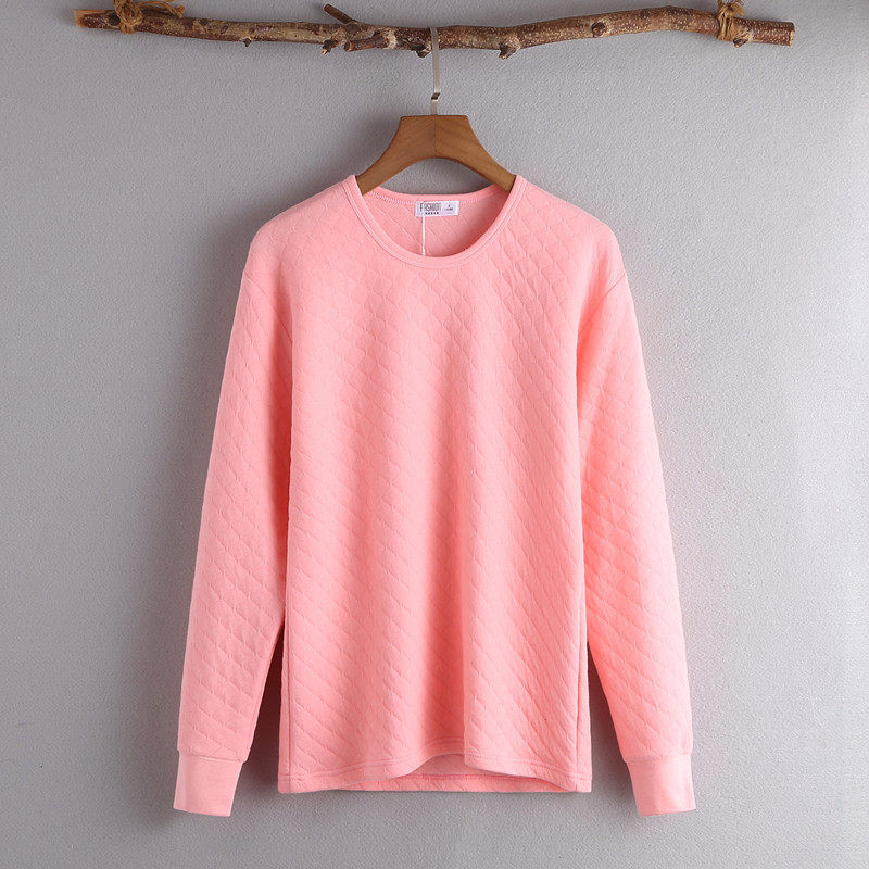 女士秋衣单件上衣长袖三层暖棉加肥加大宽松保暖夹棉纯棉毛衫衬衣,女士内衣/男士内衣/家居服,保暖上装,淘宝优惠券,粉丝福利购,淘宝优惠卷