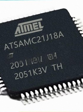 ATSAMC21J18A-AZT ATMEL 封装TQFP64 全新原装 IC芯片微控制器