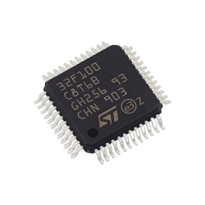 全新原装 STM32F100C8T6B 封装 LQFP48 单片机 微控制器 IC芯片