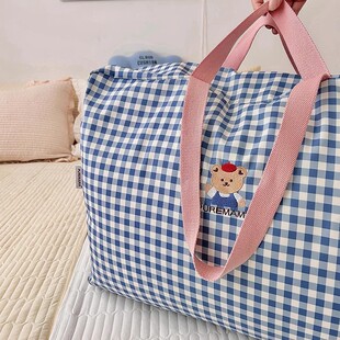 韩版 幼儿园收纳袋宝宝儿童衣服被子床品衣物收纳包行李袋手提袋