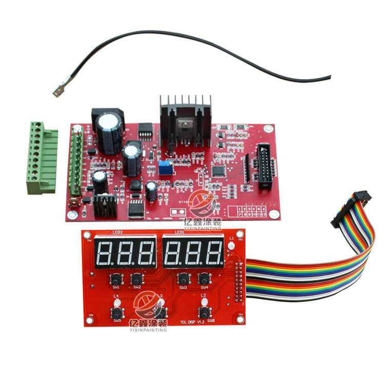 静电粉末喷涂机线路板电路板双数字显示喷塑机涂装机电源板喷枪配,机械设备,涂装设备,淘宝优惠券,粉丝福利购,淘宝优惠卷