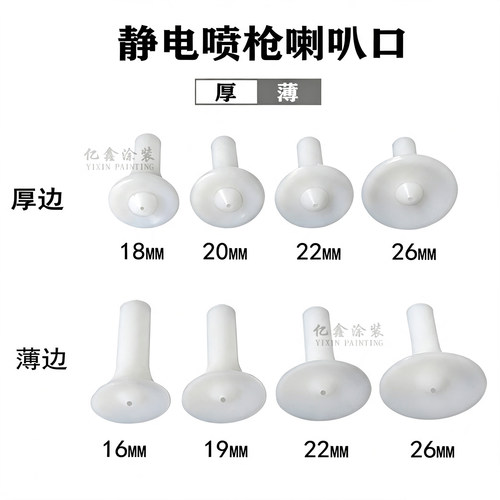 KCI静电喷枪喇叭口导流体