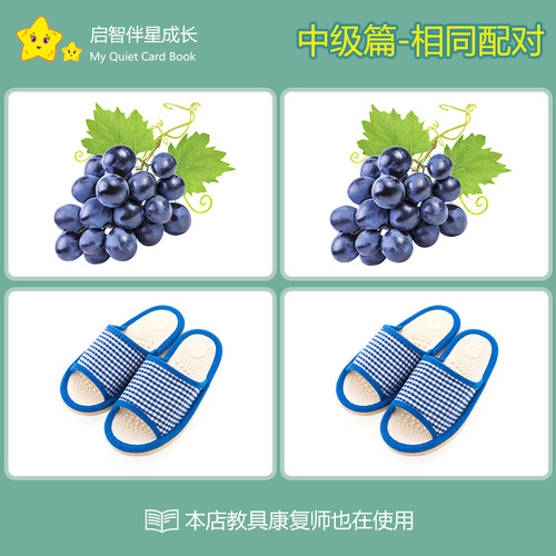 相同水果配对语言发育迟缓卡片