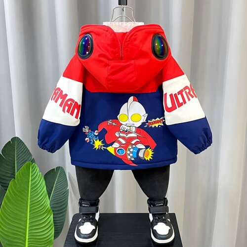 冬季加绒羽绒棉服2026新款