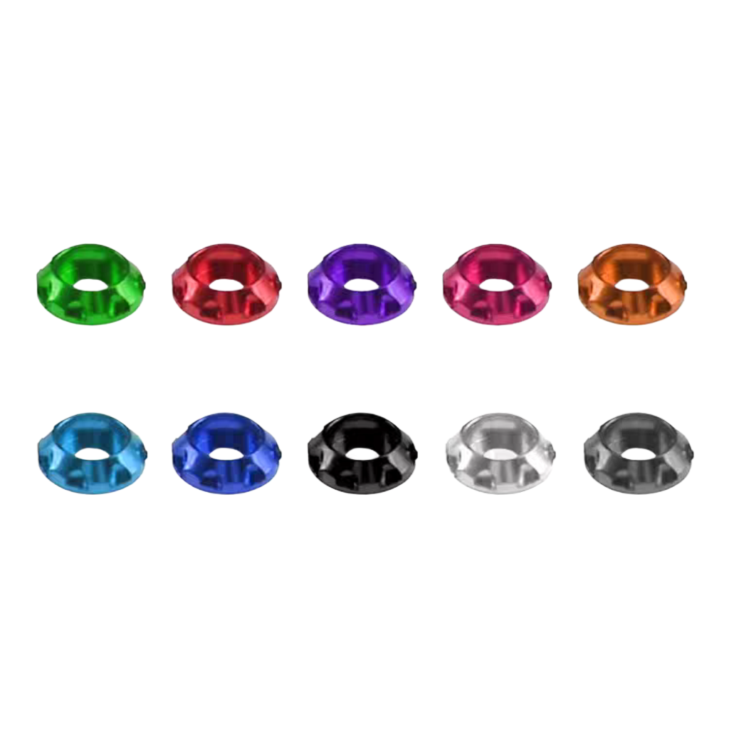 自制四驱车零配件94946 铝合金彩色水晶造型藏头垫片