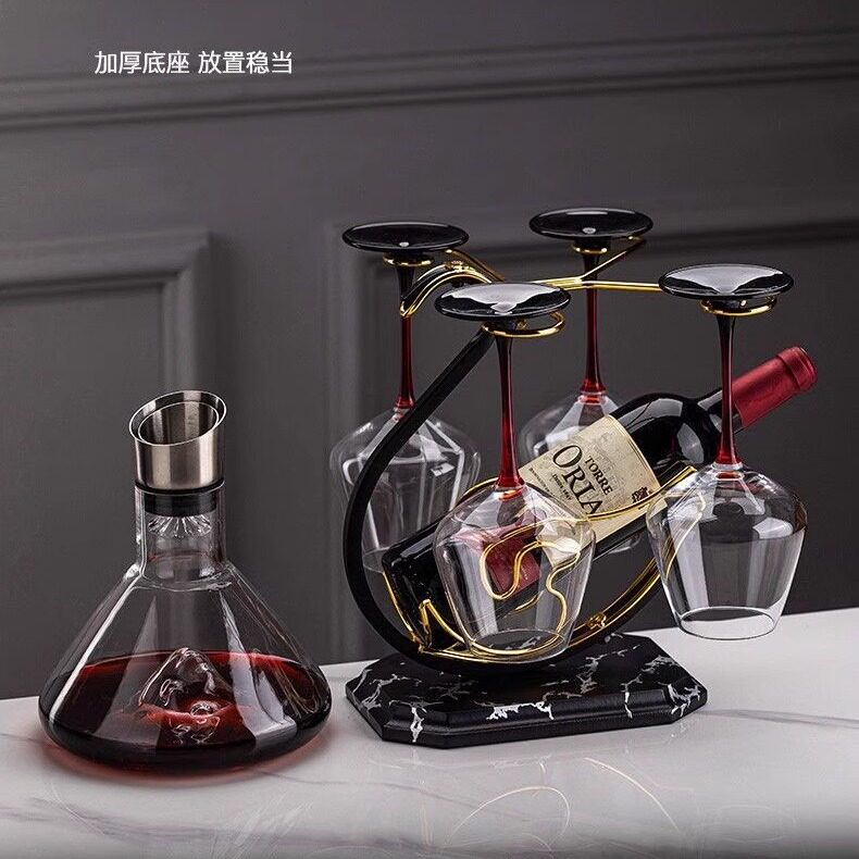 轻奢时尚简约红酒架高脚杯架